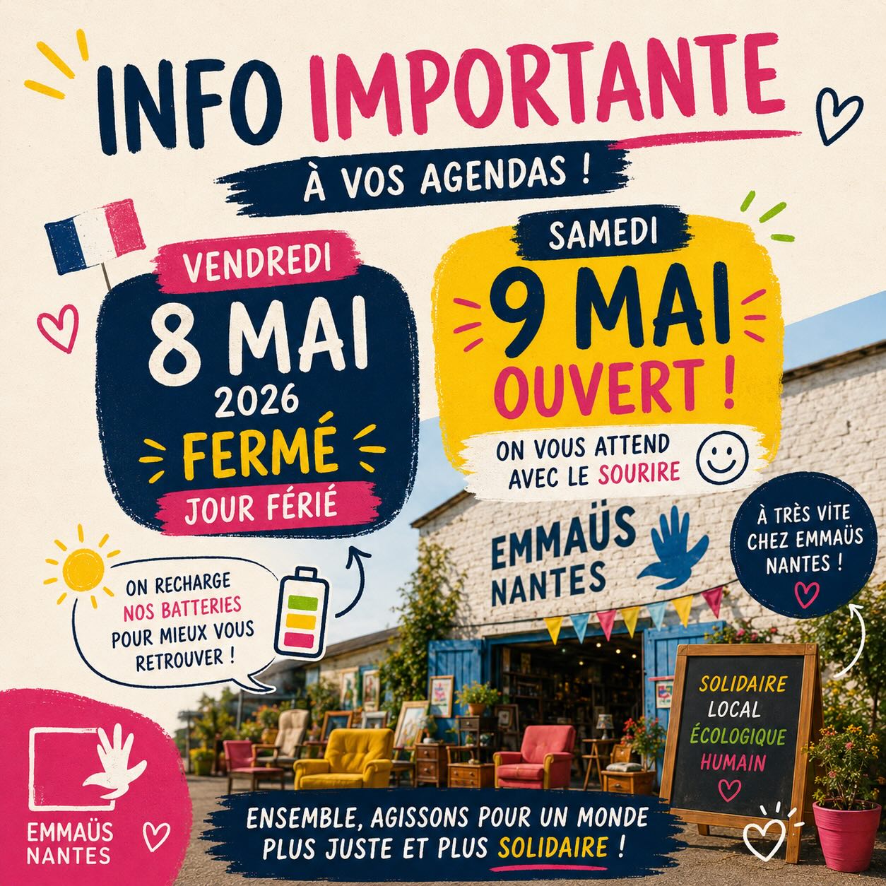 8 et 9 mai 2026