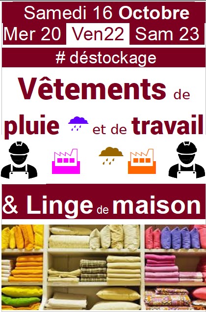 linde de maison et vetements pluie et travail 202110