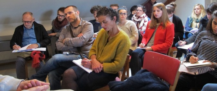 Le débriefing de la journée.