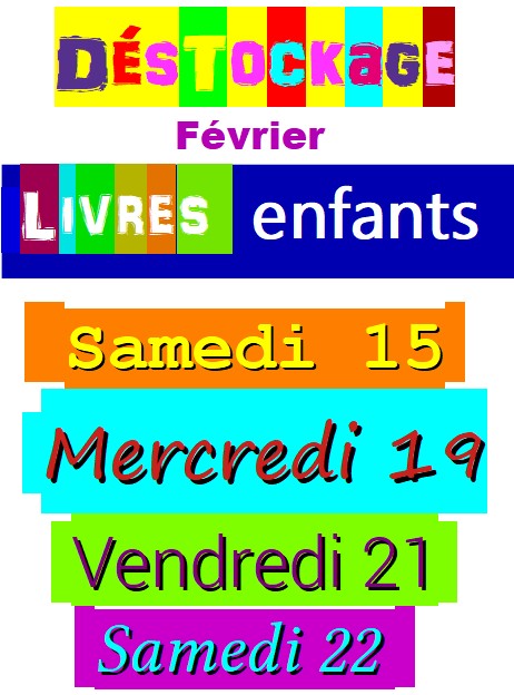 Livres enfants déstokage 2020-02