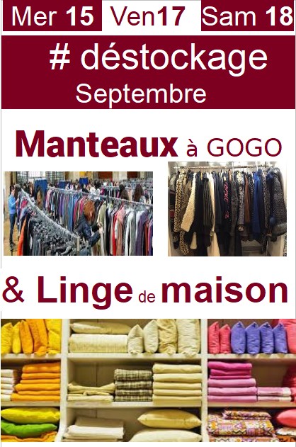 linge de maison manteaux destockage 202109