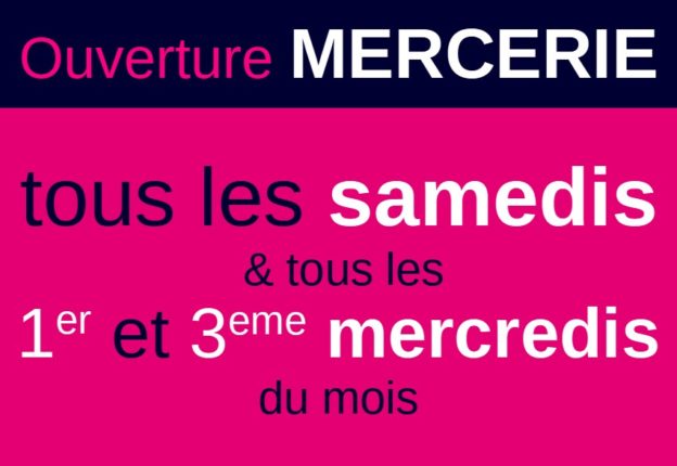 mercerie ouvertures 2021